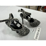 Jessica Simpson Womans  Blairee Strappy Platform Sandals 6 B Polka Dot Stiletto Photo 1