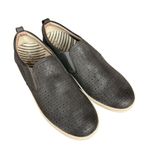 Taos Women's Size 9.5 Leather Court Sneaker In Steel Grey Slip On Comfortable Gray Photo 3