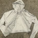 Athleta Gray Cropped Hoodie Photo 0