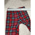 Woman’s Alexander Del Rosa Small Red Plaid 2 Piece Sleepware Set Flannel Photo 3
