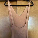 Free People  Sweet as Honey Ribbed Slip Maxi Tank Dress Size Medium Photo 6