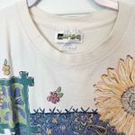 Vintage Jacques Moret Floral Graphic T Photo 1
