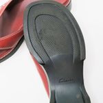 Clarks Vintage Y2K  Artisan Collection Red Leather Toe Sandals Photo 7