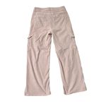American Eagle  Corduroy Super High Rise Baggy Wide Leg Cargo Pants Pink size 8 Photo 5