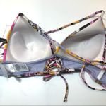 Hula Honey LILAC Paisley Bikini Swim Top Photo 5