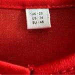 HD in Paris  Vibrant Orange Lace Blouse Photo 4