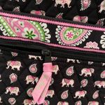 Vera Bradley Retired Hipster Crossbody Bag Purse Pink Elephants Paisley 2007 Photo 1