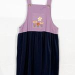 Modcloth Princess Highway X Retro Floral Embroidered Pinafore Apron Midi Dress Photo 0