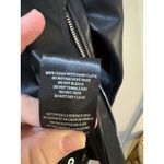 Blank NYC Moto Jacket for Women, Black, Faux Leather, M, SILVER Zippers, Pockets Black Size M Photo 10