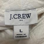J.Crew Women's White Long Sleeve Quilted Turtleneck Pullover Sweater Top Size L Size L Photo 2