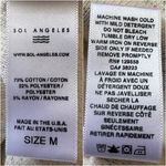 Sol Angeles Dress Stripe Boucle Ruffle Mini Natural M NWT New Photo 8