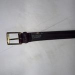 Brighton Vintage Y2K  Womens 34 Brown Leather Gold Buckle Equestrian Western Belt Photo 7