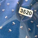 Patterson J. Kincaid Dress Smocked Strapless High Low Polka Dot‎ Blue Size M Size M Photo 9