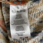 Minnie Rose  Ikat Lace Up Tunic Top Boho Lightweight Oversized One Size Photo 4