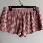 Free People Intimately FP Ribbed Velvet Sleep Shorts Women's Medium Pink Cozy Photo 5