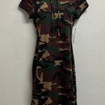 Obsession Camouflaged Hoodie Bodycon Dress S Photo 0