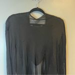 Alexander Wang Knit Hoodie Black Wool Sweater w/ Back Cut Out Sz XS *Flaws* Photo 1