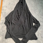 Lululemon  athletica Dark Gray cropped long sleeve with hood 8 Photo 0