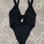 Bikini Lab The Black Tie-Front One-Piece Swimsuit – Size M Photo 2