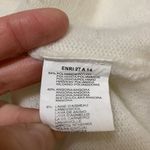 Naf Naf White Angora Wool‎ Blend Knit Sweater Dress Short Sleeve Medium Photo 7