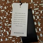 NEW Retrofete Vinci Maxi Dress Nude and Silver Size Medium Tan Photo 15