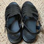 A New Day Black Platform Sandals Photo 2