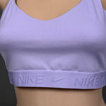 Nike  Indy Light Support Women's Adjustable Sports Bra Size Large Light Purple Photo 3