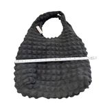Black Textured Checker Pattern Womens Hobo Handbag SKU CS7945/T284660 Size L Photo 3