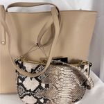 INC International Concepts Tan and Brown Classic Tote Photo 8