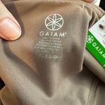 Gaiam New La Coupe OM High Rise Yoga Pant Pockets XL Taupe Photo 3