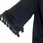 Belle by Kim Gravel Jacket Sz 1XL NWOT Tassel Sleeves Front Zipper Stretchy Photo 2