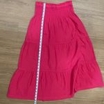 Gap Vibrant Pink A-Line maxi Skirt. 100% Cotton. Sz XS Photo 8