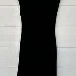 Theory Women’s Small Black Shirred Crepe Dress Photo 3