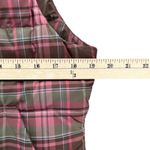 Eddie Bauer  Goose Down Puffer Vest Womens M Pink Brown Plaid Preppy Gorpcore Photo 8
