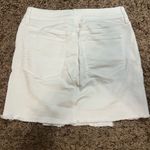 SO  Classic White Denim Skirt Photo 2