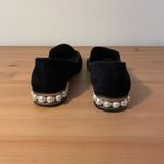 Nine West Suede Black Flats with Pearl Heel 7.5 Photo 2