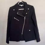 Veronica Beard NWOT  Scuba Hadley Jacket Coat Black Size 10/ Large Moto Photo 6