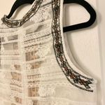 Chicwish white lace embroidered sheer tunic top / mini dress Photo 2