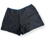 XOXO  Swim Shorts Women’s Size Large Black Blue Trim Y2K Bathing Suit Cover‎ Up Photo 1