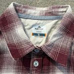 Ridgecut Plaid Long Sleeve Flex Flannel Long Sleeve Shirt Red Wine NWT SMALL Photo 6