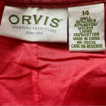 Orvis  Women’s Linen Blend Skirt Size 14 Modest Boho Bohemian Lagenlook Peasant Photo 1