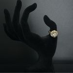 Vintage Rose Gold And Sterling Silver Ring Photo 2