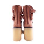 Free People NEW  Jesse Cutout Platform Boot Womens Size 41 English Tan Photo 5