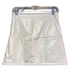 None Faux Leather Mini Skirt M Photo 1
