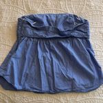 ZARA  Blue Striped Women's Top Photo 2