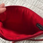 Brighton red leather Love bling studded boho rare wristlet pouch zippered small​ Photo 11