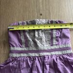 Kimchi Blue  Purple/Gray Strapless with Lace Dress Sz o Photo 6