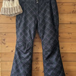 Columbia  Women's Ski/Snow Pants – Black Plaid – Size M (8–10) Photo 0