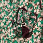 Moulinette Soeurs  Short Sleeve Silk Tulip Floral Print Faux Wrap Mini Dress 12 Photo 12