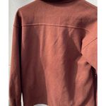 Vintage Camellia Button Brown Cardigan Sz Small Linen Button Western Sweater Orange Photo 15